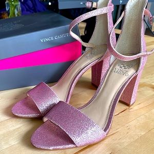 Vince Camuto Sparkly Pink Heels